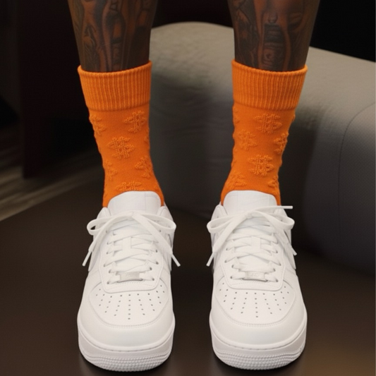 Orange Money Socks