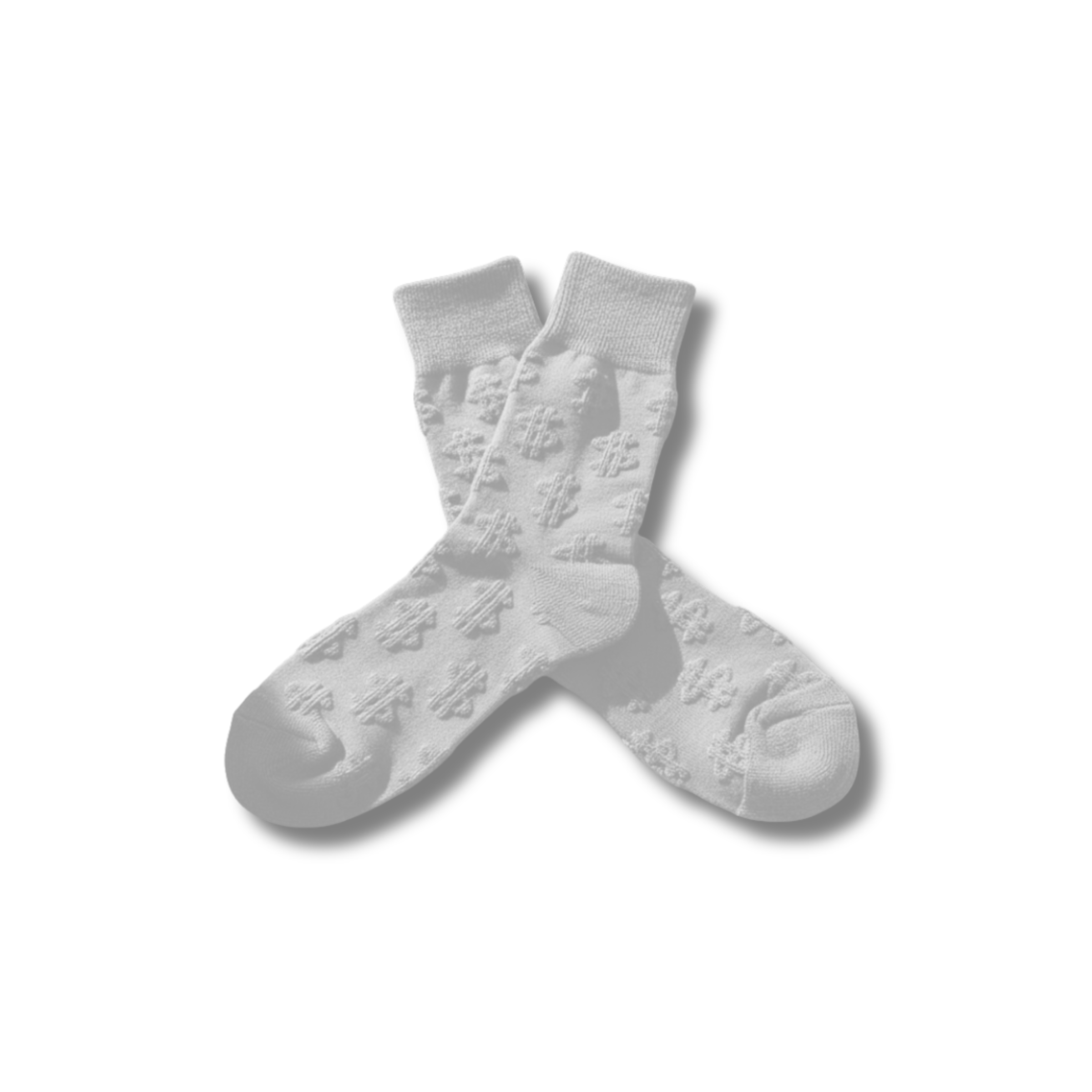WHITE MONEY SOCKS