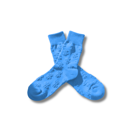 Sky Blue Money Socks