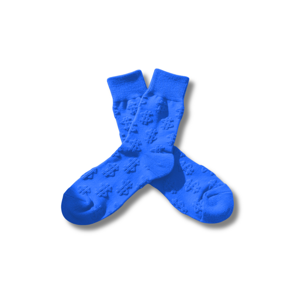 Blue Money Socks