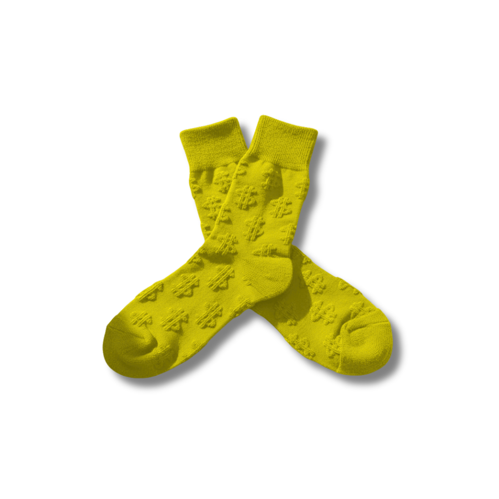 YELLOW MONEY SOCKS