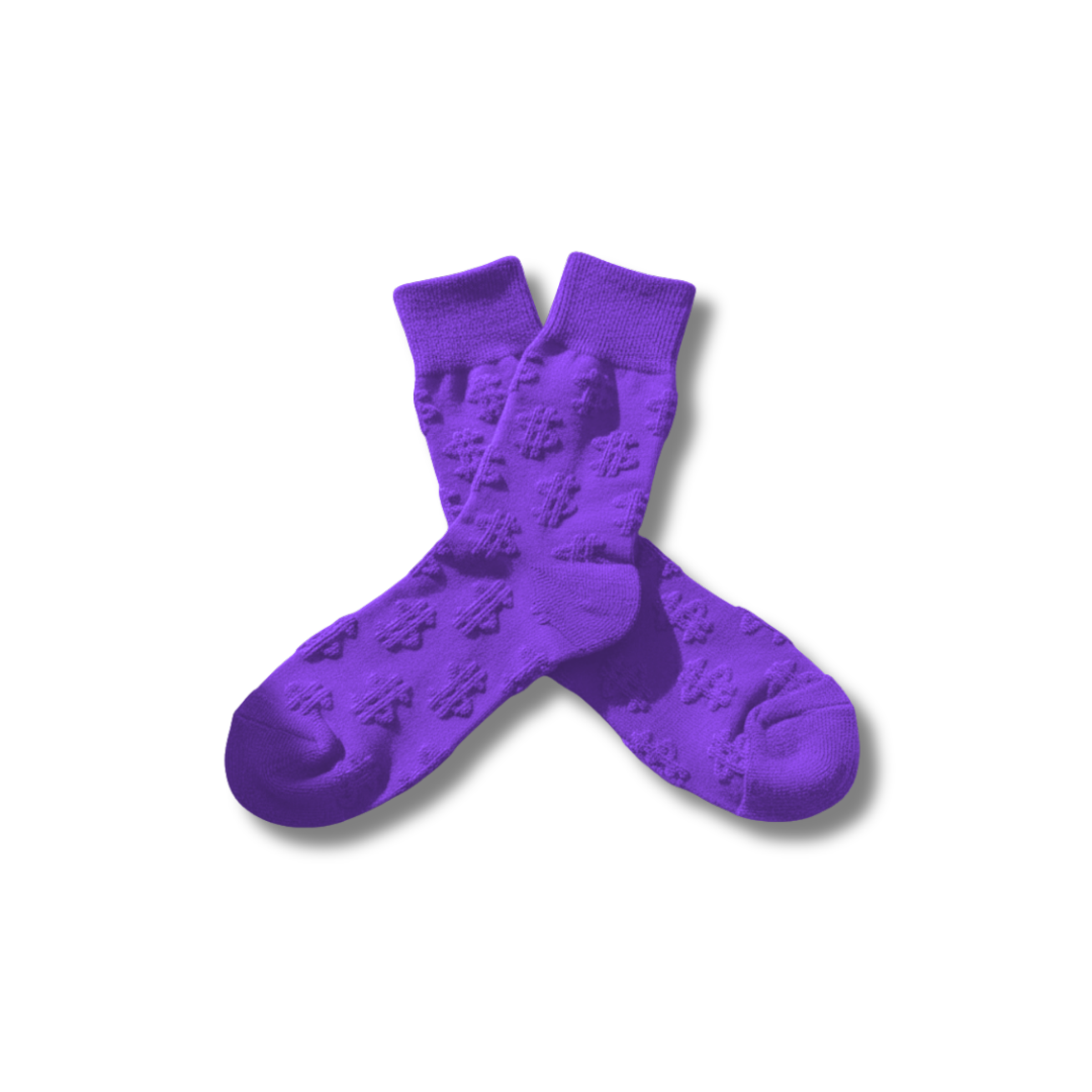 PURPLE MONEY SOCKS