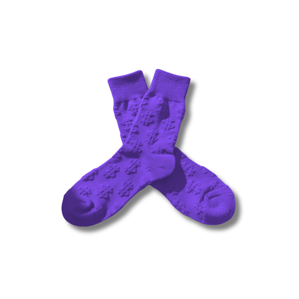 Purple Money Socks