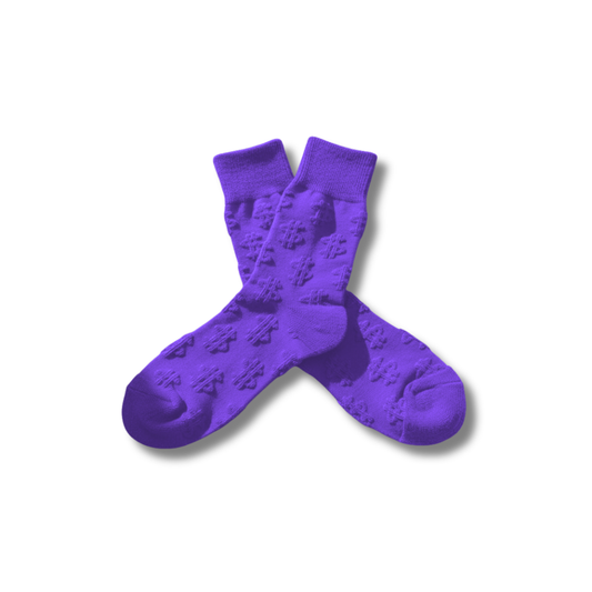 Purple Money Socks