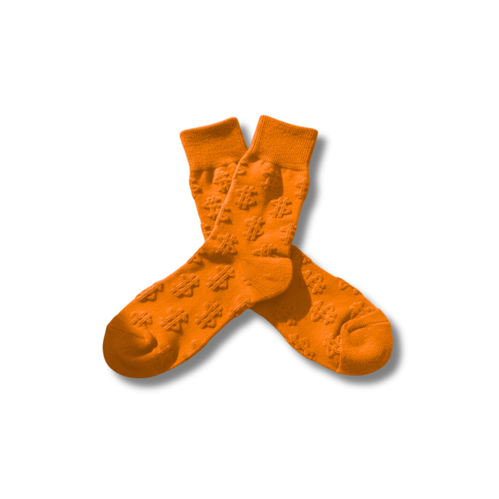 ORANGE MONEY SOCKS