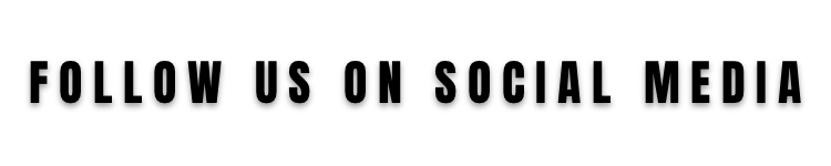 Money Socks follow us on social media banner with bold black text on white background