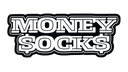 Money Socks logo in bold black and white lettering