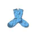 Sky Blue Money Socks with 3D dollar sign design clean vector style product image
